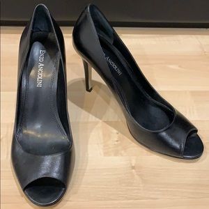 Enzo Angiolini Peep Toe Stiletto Pumps